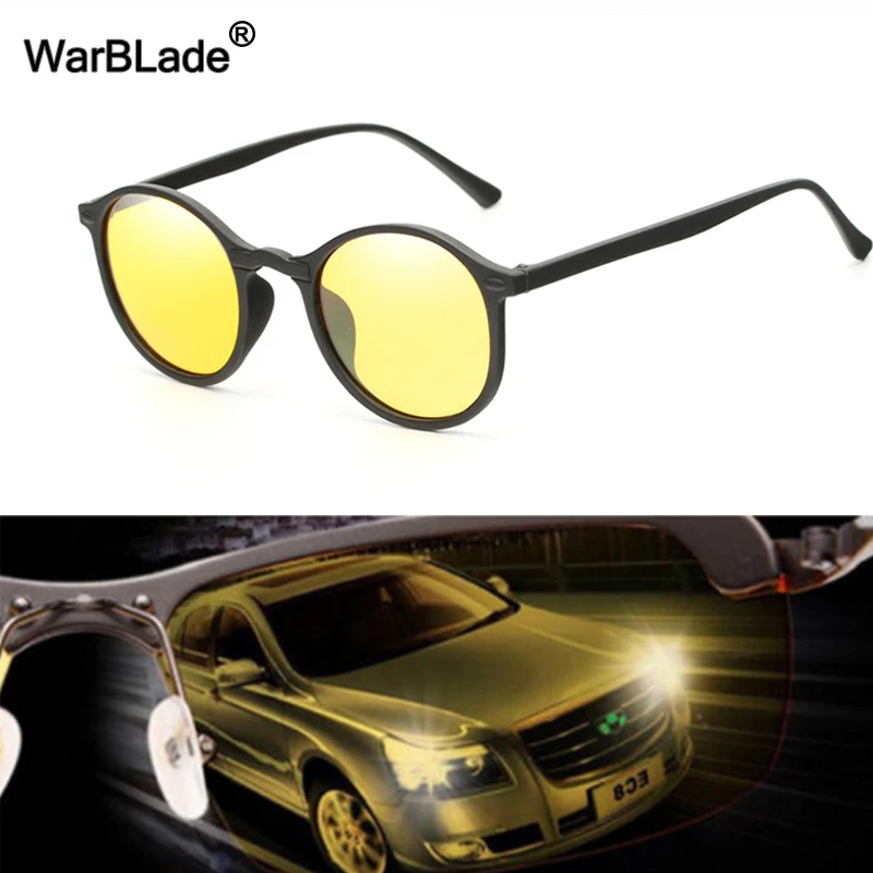 Солнцезащитные очки WarBLade мужские и женские круглые с антибликовым покрытием для