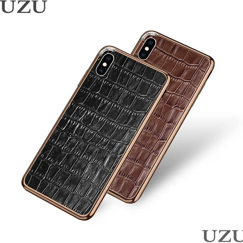 Чехол из натуральной крокодиловой кожи для iphone 6 6S 7 8 Plus X XR с металлической рамкой, матовый чехол для iphone 11 Pro XS Max etui