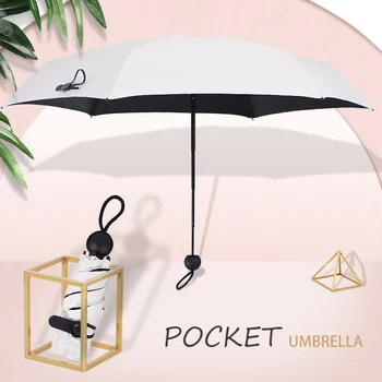 

Five-folding Umbrella Female Folding Umbrella Pocket Sun-resistant Mini Super Light Umbrella Non-automatic Umbrella 50ry111
