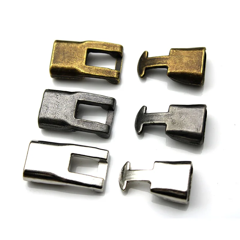 2Sets 10*2mm Hole Magnetic Clasp Bracelet Findings For 5//10mm Flat Leather Cord