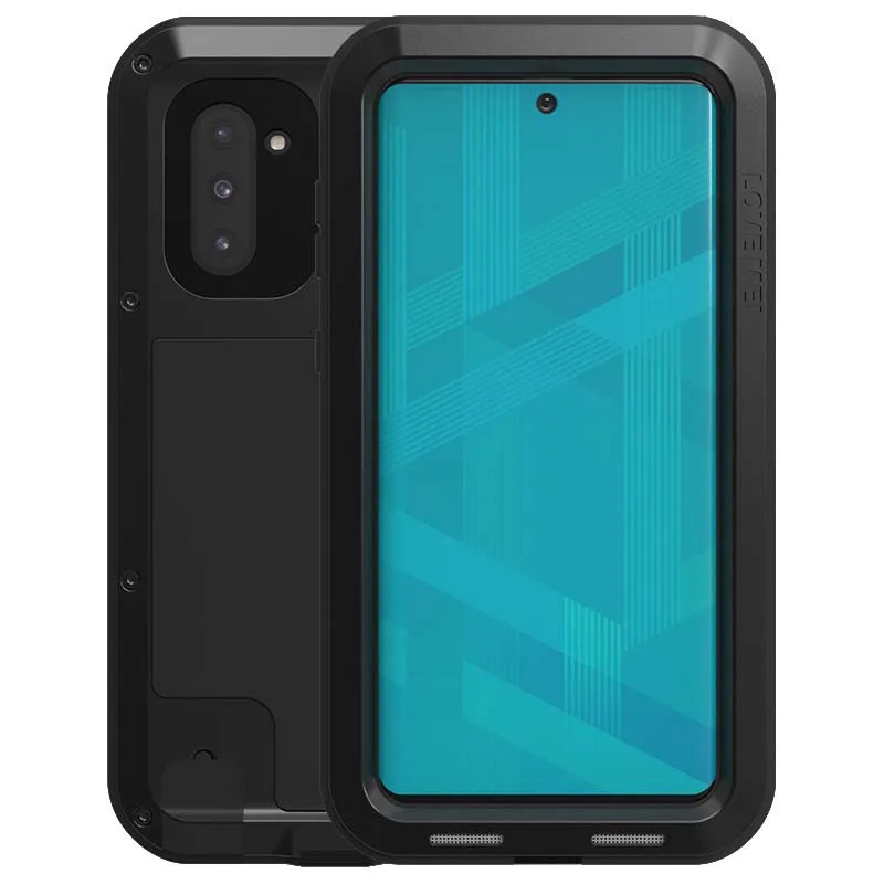 

Luxury Aluminum Metal Case 360 Full Body Protective Case For Samsung Galaxy Note10 Note10Plus Note10Pro Shockproof Cover KS0313