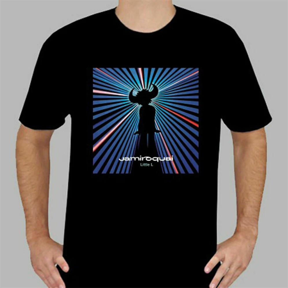 Новая Jamiroquai Little L Jay Kay Soul Funk музыкальная Мужская черная футболка Размер S до 2Xl