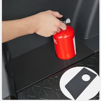

1Pcs Car Fire Extinguisher Bracket Panel Car Trunk Snap Type Protection Car Styling For Toyota RAV4 2020 Accessories