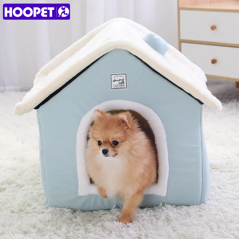 HOOPET Dog House Indoor Warm Kennel Pet Cat Cave Nest Rabbit Nest Washable Removable