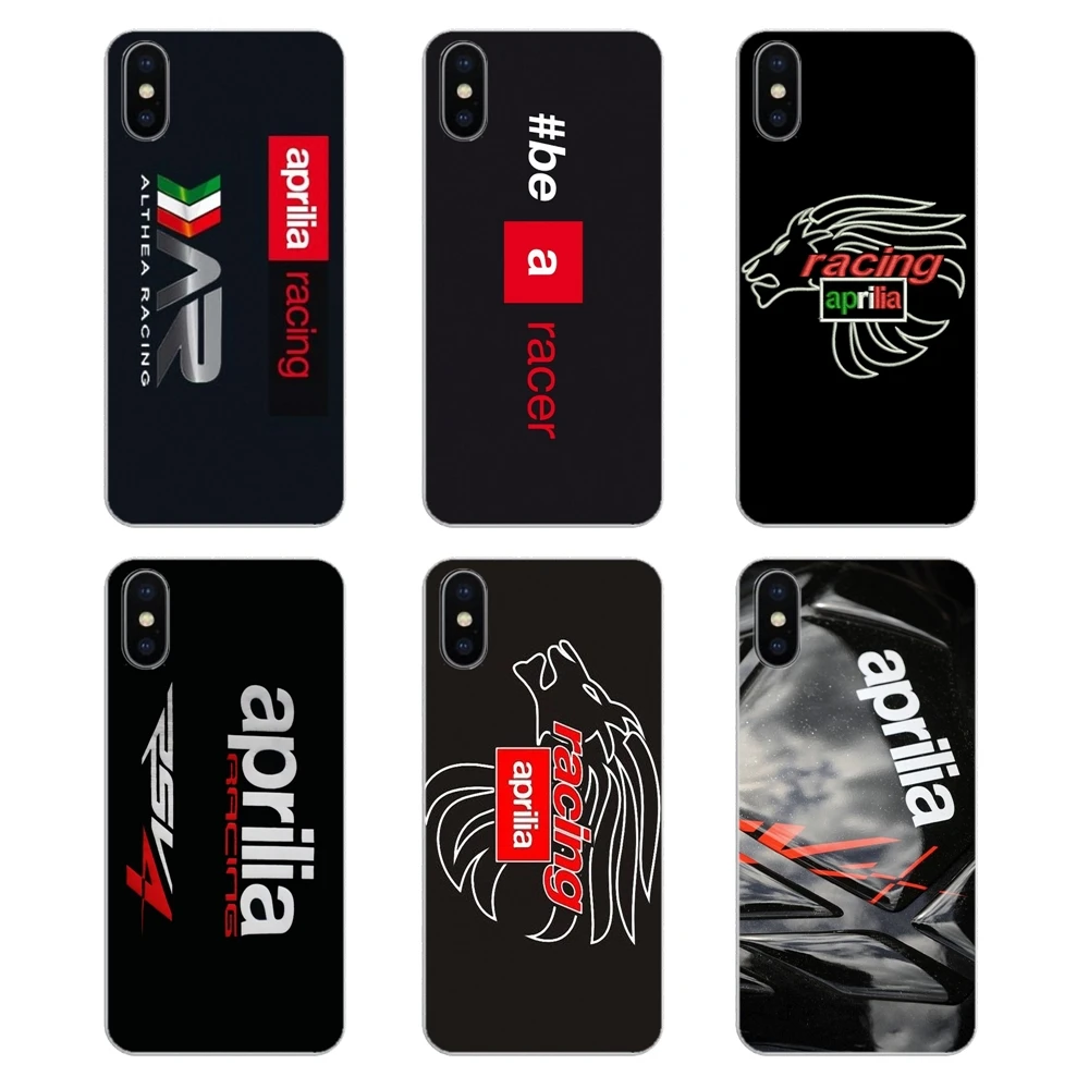 Aprilia логотип гоночного мотоцикла для LG G7 Q6 Q7 Q8 Q9 V30 X Power 2 3 OnePlus 3T 5T 6T прозрачные