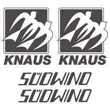 Для 2 x Knaus старый shudwind adesivi стикер автомобиль-трейлер