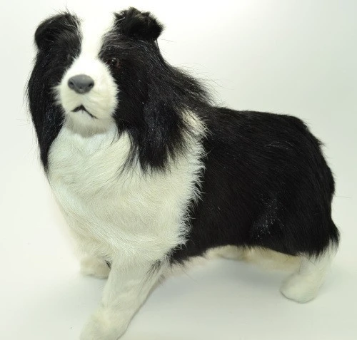 Border Collie High Fidelity Cute Plushie Shepherd Dog Plush Toys Lifelike  Animals Simulation Stuffed Doll Kawai Toy Gifts Kids - AliExpress