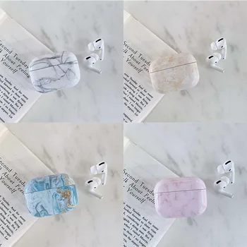 

Marble color Pattern Earphone Case For Airpods Pro Hard PC Case Cover Charging Box Shell For AirPods Pro 3 Protective Cover