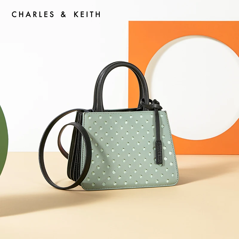 CHARLES＆KEITH Новинка на Весну 2020г. CK2 30270424 Женская Дамская сумочка Сумка Гармошка
