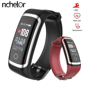 

Fitness Tracker Smart Watch Mens Heart Rate Monitor Waterproof IP67 Wearable Bracelet Bluetooth Call Reminder Sport Wristband
