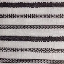 Взрывобезопасный полиэстер три вертикальные кружева жаккардовая сетчатая ткань