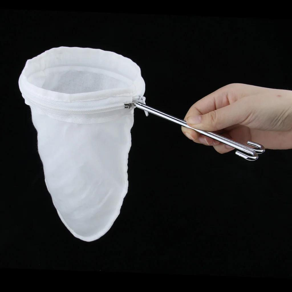 Large Reusable Nut Almond Milk Strainer Bag Tea Coffee Filter Cheese Mesh Cloth