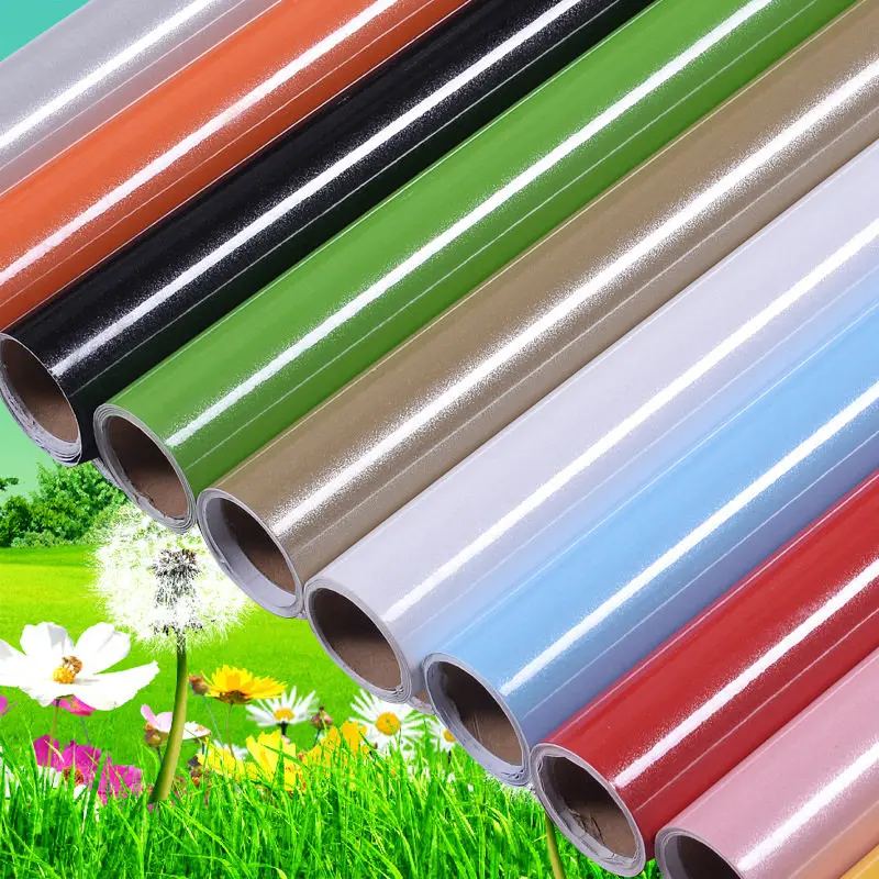 Cena 5M wodoodporna naklejka ścienna nowoczesna folia dekoracyjna do domu samoprzylepne tapety do kuchni element wyposażenia kredensu naklejki Home Decor Sol