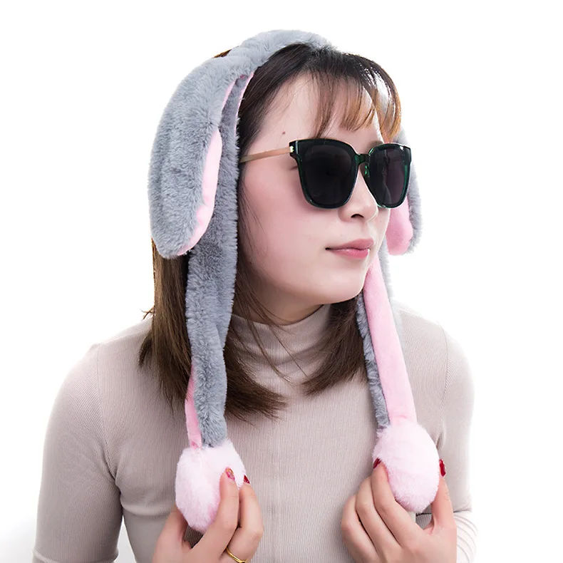 24 шт./лот DIY простой мульти плюшевые уши кролика движение повязки на голову подушка безопасности шпилька головных повязок инструмент для укладки аксессуар HA1666