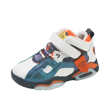 

Autumn Winter casual Plush Sport Shoes Kid Sneakers Boy Basketball Shoes girl Children Running shoes Breathable fashion boot