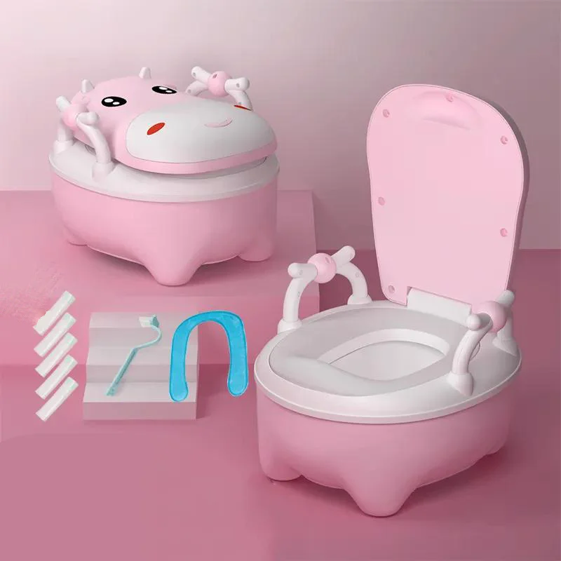 

Baby Potty Toilet For Children Portable Pot Baby Potty Training Toilet Seat Comfortable Backrest Cartoon Cute Potty