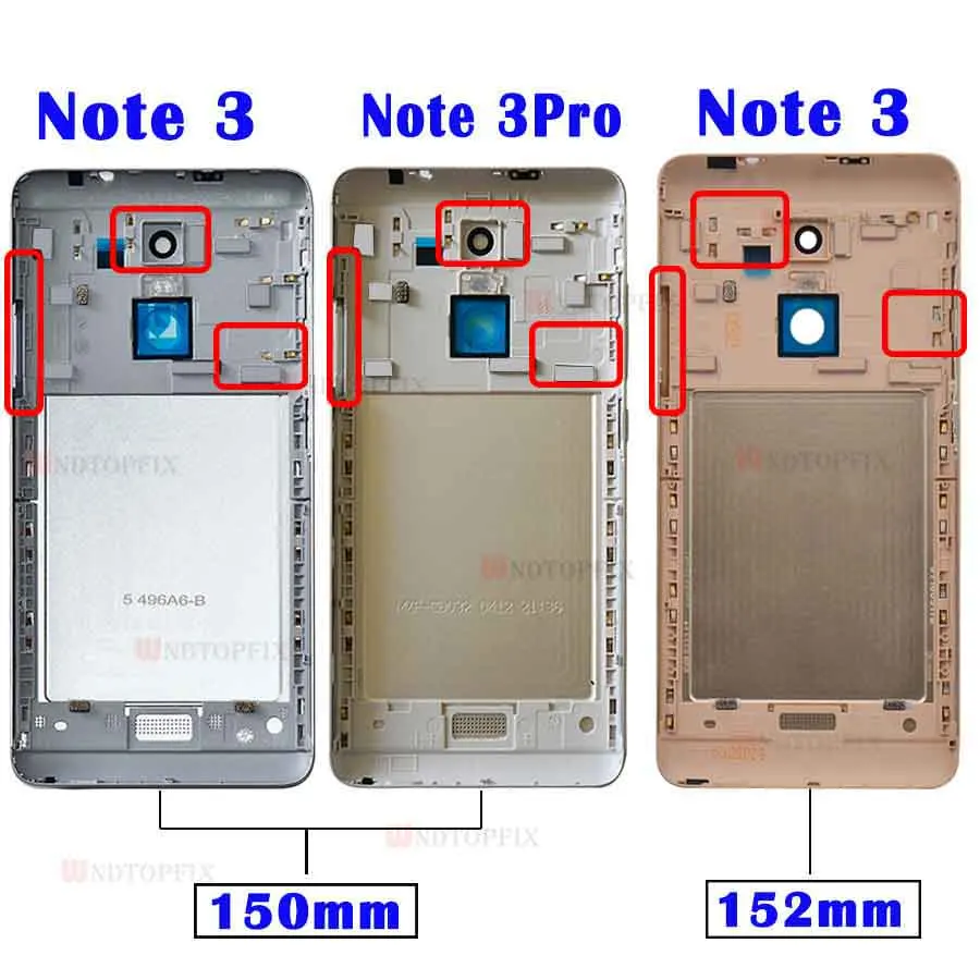 Redmi Note 3 Pro battery cover
