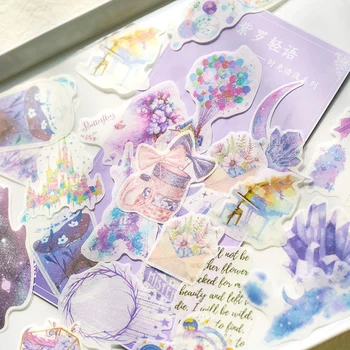 

60 pcs /Bag Fresh Dream Light Time Memories Decorative Stickers Notebook Decor