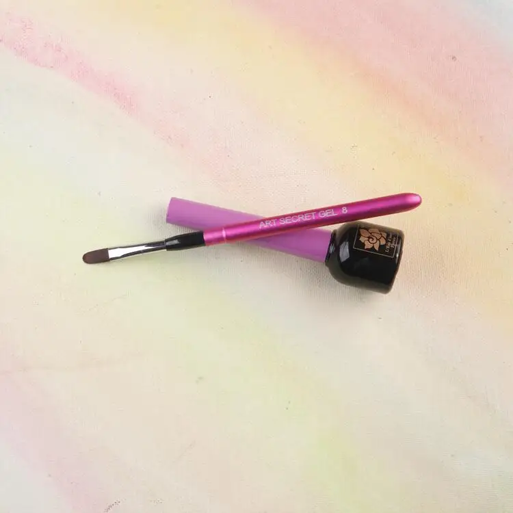 ArtSecret 1PC High Quality Nail Manicure Gel Brush For Art Acrylic Liquid Powder SPA-513 Flat Oval 3