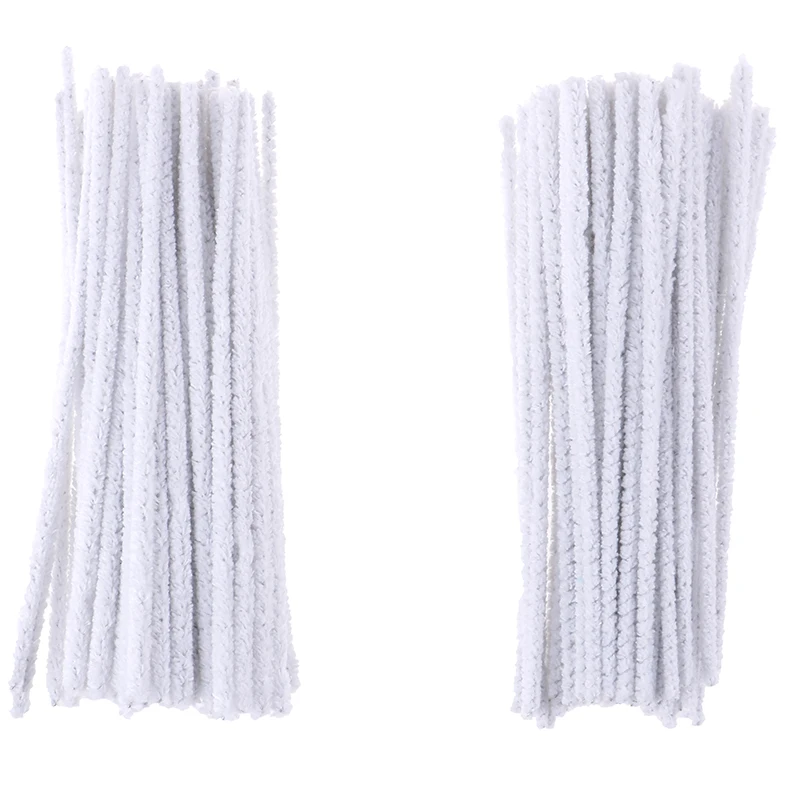 50pcs/lot Cotton Smoking Pipe Cleaners Smoke Tobacco Pipe Cleaning Tool
