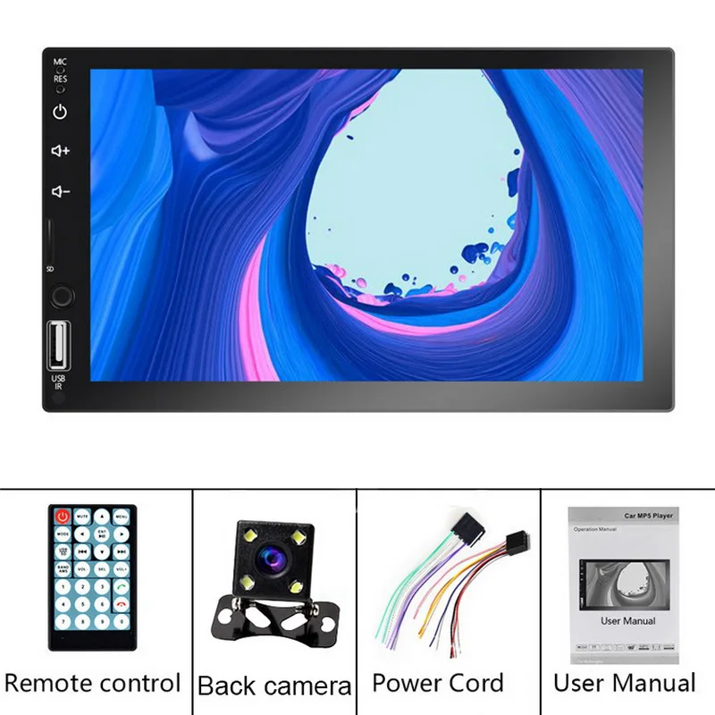  2DIN Car Multimedia Player Android 8.1 7 