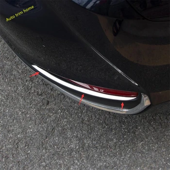 

Rear Tail Tailgate Bumper Fog Lights Lamps Eyelid Eyebrow Stripes Cover Trim Fit For Lexus ES 2018 2019 2020 Stainless Steel