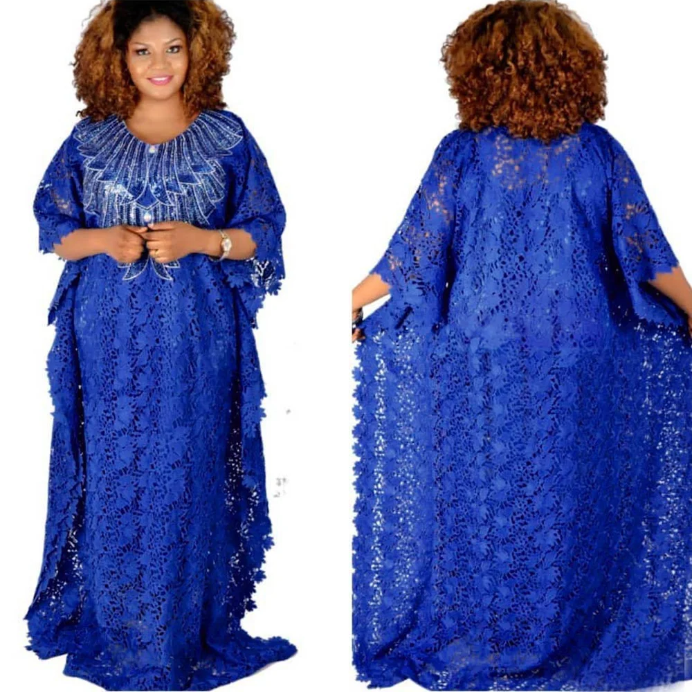 Высокое качество, кружевное платье с блестками, африканские длинные платья, Африканский Базен Riche, платье с вышивкой, Анкара, платье плюс, женское платье в африканском стиле