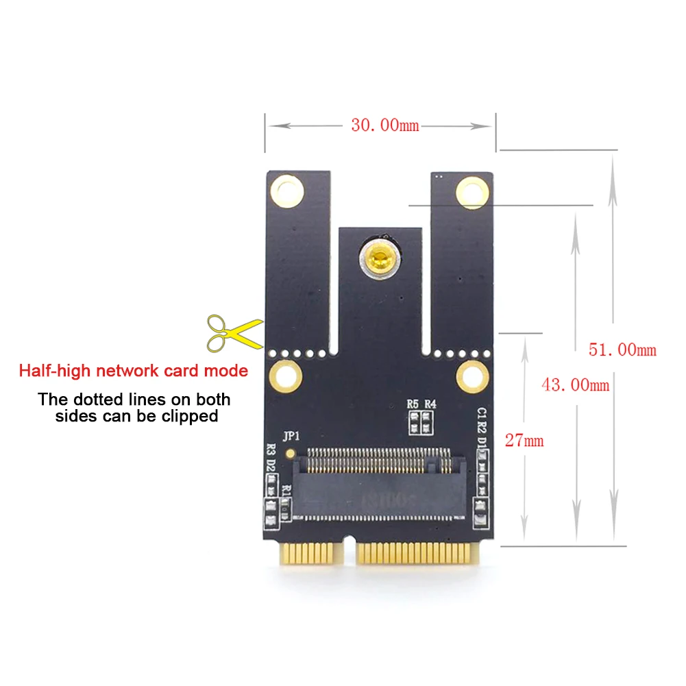 Модуль электрический wifi стабильный адаптер карта Bluetooth M.2 NGFF к Mini PCI-E Замена портативный конвертер беспроводной для портативных ПК
