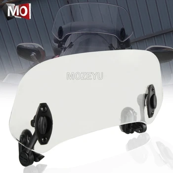 

Motorcycle Windshield Extension Spoiler Windscreen Air Deflector For Husqvarna SMS 630 ie Hyosung GT250R EXIVR GT125/R