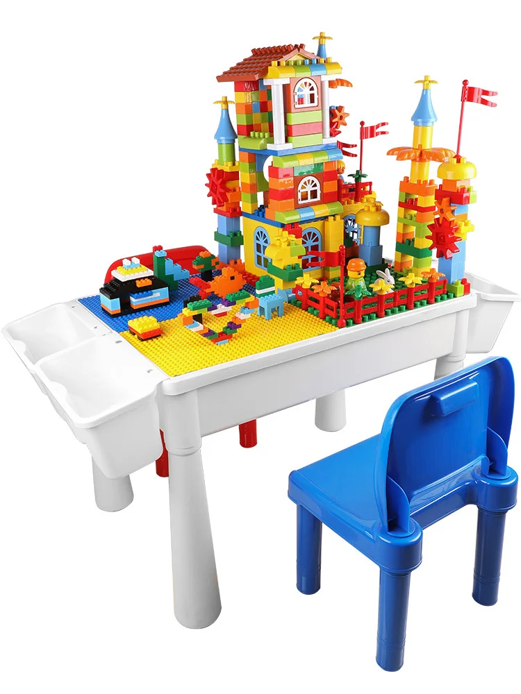 

Children Multi-functional Toy Table GIRL'S Committed Effective 3-Year-Old Granule 4-6 Assembled legao Educational 2