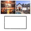 HD Foldable 60/72/84/100/120/150inch Projector Screen 16:9/4:3 Anti-Crease Projection Movies Screen For Home Outdoor ► Photo 2/5