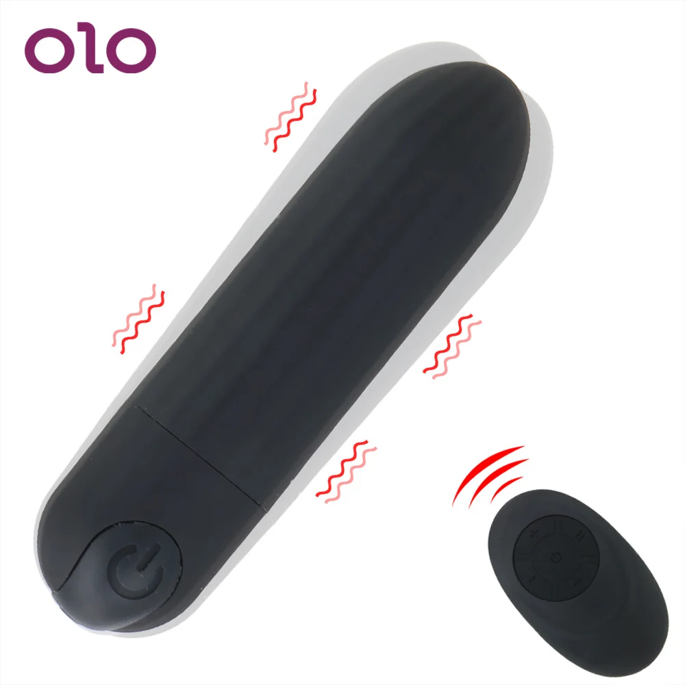 Вибратор OLO Bullet вагинальный Массажер точки G Вибраторы с дистанционным