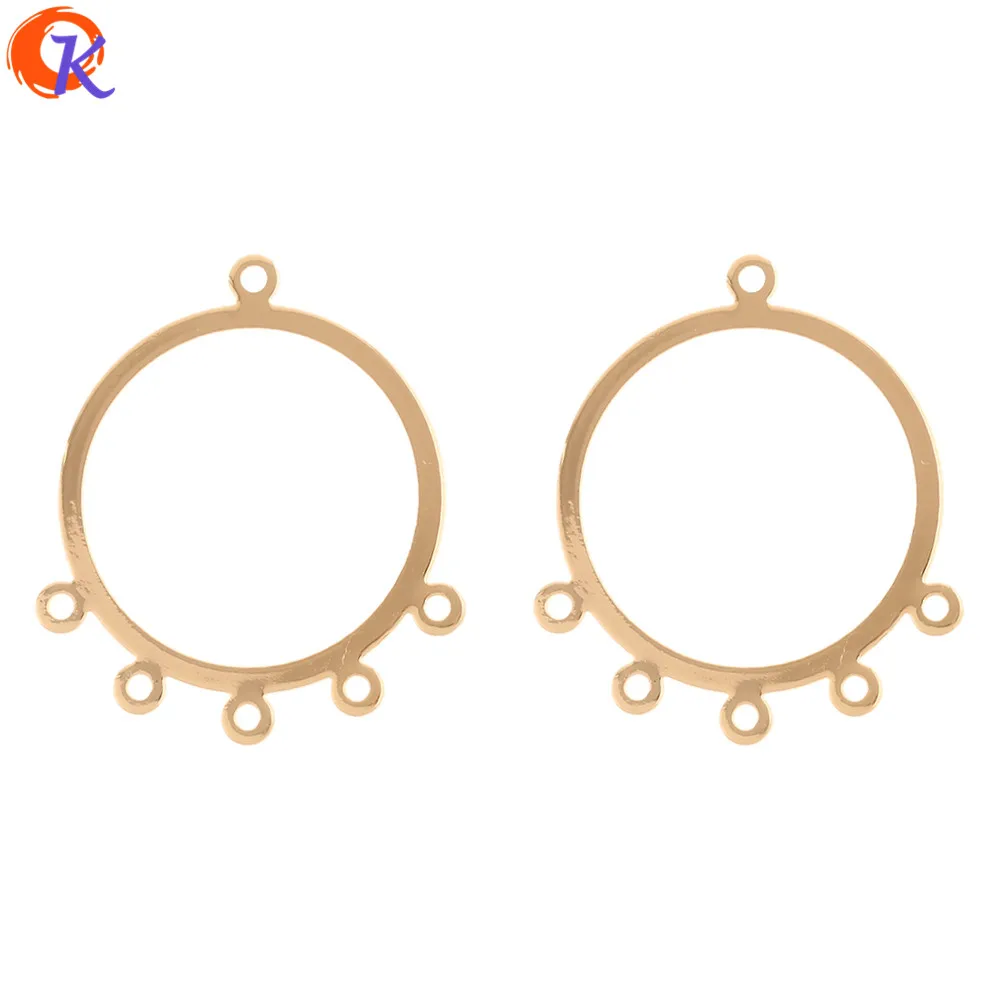 

Cordial Design 30Pcs 33*38MM Jewelry Accessories/DIY Earring Making/Round Shape/Genuine Gold Plating/Hand Made/Earring Findings