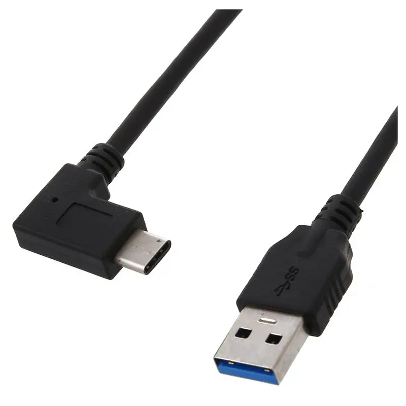 USB 3,0 type A штекер для USB 3,1 type C Мужской прямоугольный USB кабель для синхронизации данных и зарядки разъем для планшетного компьютера ПК мобильного телефона L