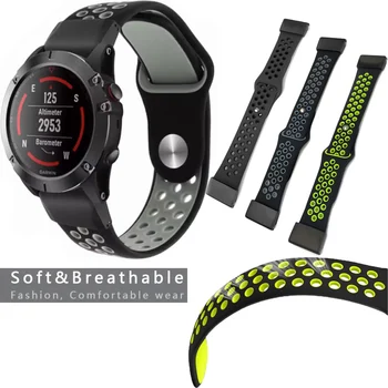 

For Garmin Fenix 6S 6 6X Pro/5X 3 3HR Smart Watch Bracelet Strap Silicone Official Buckle Replacement Wristband Accessories