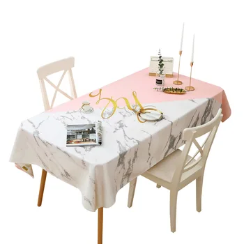 

Thickened Cotton Linen Tablecloth Hotel Restaurant Home Waterproof Tablecloth Table Cover Cloth Home Kitchen Decoration Party
