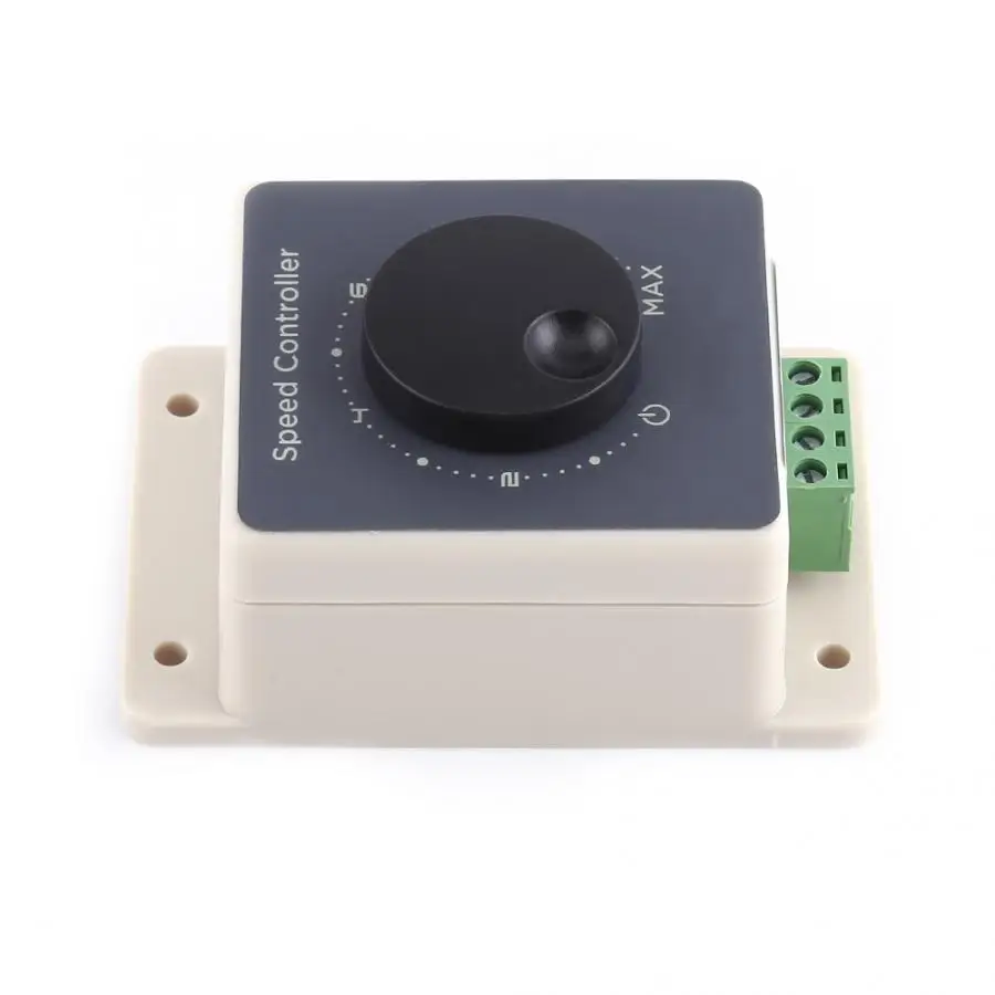 DC10-60V 20A широкоимпульсный модулятор PWM контроллер скорости двигателя водонепроницаемый корпус регулятор скорости двигателя Горячий