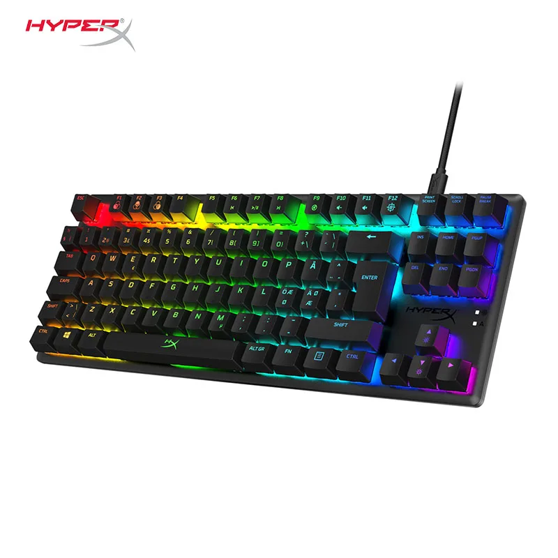Механическая игровая клавиатура HyperX из сплава Origins компактный портативный