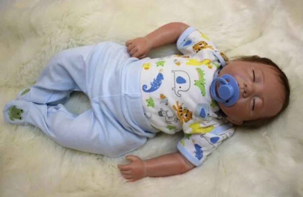 Кукла ручной работы Reborn baby boy 18 дюймов, Реалистичная, для новорожденных, мягкая, виниловая, силиконовая, для детей, подарок, игрушки для детей, для девочек, игрушки, детская кукла