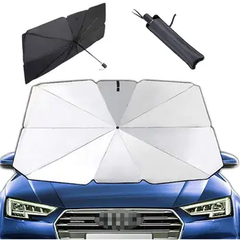 

Truck Van Car Front Window Sunshade Umbrella Cover Foldable Car Sun Umbrella Block Heat UV Windscreen Shield 80x140cm