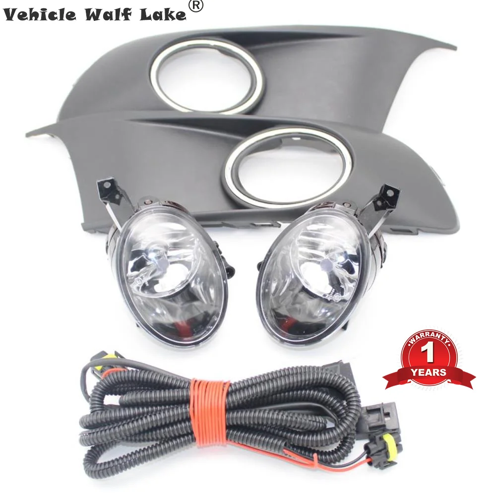 

Для VW Touran 2010 2011 2012 2013 2014 2015 авто-Стайлинг Галогенные Противотуманные лампы светильник решетка крышка сборка жгута проводов