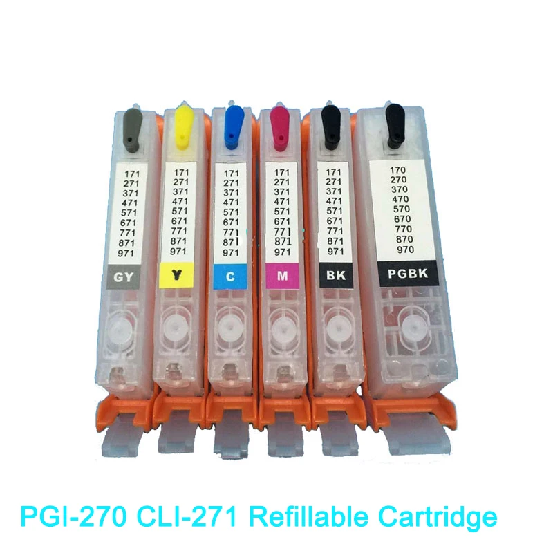 Einkshop-6PC-PGI-270-CLI-271-refillable-ink-cartridge-For-canon-pixma-MG7720-TS8020-TS9020-TS6020