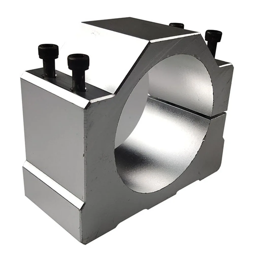 

Spindle Motor Holder Clamp Die Cast Fixture Mount Carving For Engraving Machine Seat Hardware Bracket With Screws Anti Skid