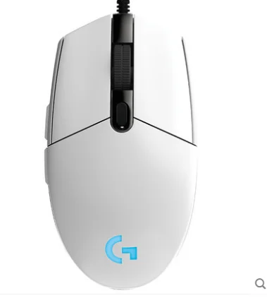 white Оригинальная игровая проводная мышь logitech G102, Оптическая Проводная игровая мышь, поддержка настольного компьютера/ноутбука, Поддержка windows 10/8/7 - Цвет: white