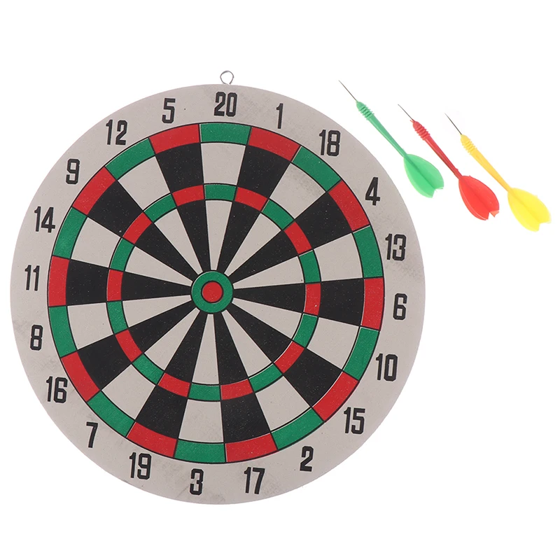 

1 Set New Dart Board & Darts Game Set Perfect for Man Cave Game Room Kids Decoration