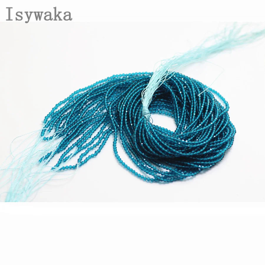 Isywaka зеленые синие 2 мм 170 шт. индийская вырезанная искусственная футбольная