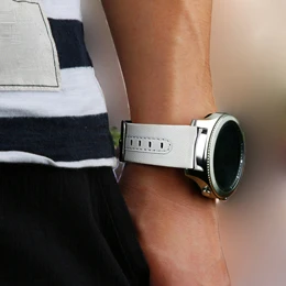 Lerxiuer силиконовый ремешок для samsung galaxy watch 46 мм 42 мм Ременная Передача s3 s2 galaxy watch active sport amazfit bip ремешок для часов 22 мм