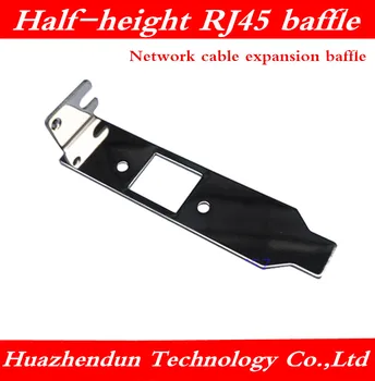 

Half-height RJ45 bezel custom bezel network cable expansion Bracket PCI bezel server expansion baffle 1pcs