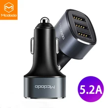 MCDODO 42 Вт Быстрая зарядка 3,0 Автомобильное быстрое зарядное устройство мобильные телефоны Зарядка для huawei P30 P20 Pro для iPhone Xiaomi samsung USB адаптер
