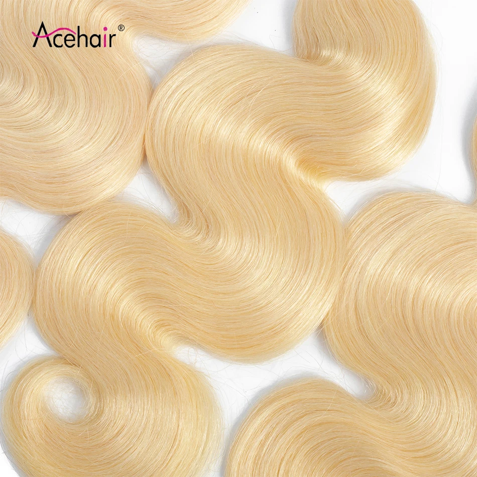 Ace 613 Blonde Brazilian Hair Weave 1/3/4 Body Wave Bundles 100% Remy Human Hair Bundles 613 Hair Extension Ace 613 Blonde Brazilian Hair Weave 1/3/4 Body Wave Bundles 100% Remy Human Hair Bundles 613 Hair Extension